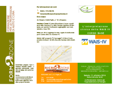 WAIS IV: anche a Bergamo formazione specialistica per le Professioni d’aiuto.