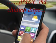 Continua la nostra Campagna di sensibilizzazione per non utilizzare il Cellulare alla guida.