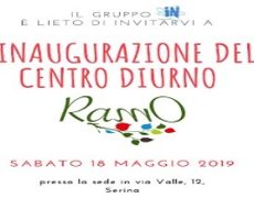 Facciamo festa! Inauguriamo il Centro RamO, a Serina, il 18 Maggio 2019 alle 11,00. Siete invitati!