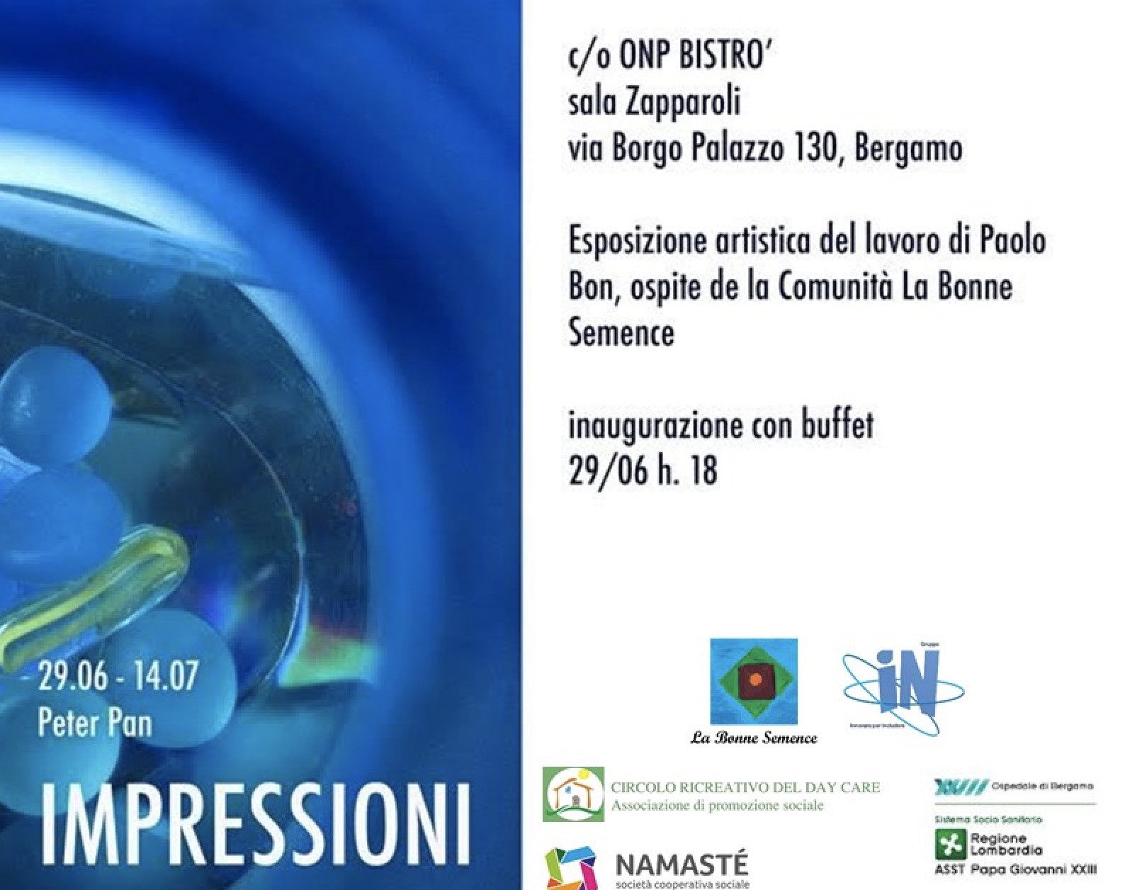 “Impressioni” in Mostra presso il Bistrò di Borgo Palazzo 130