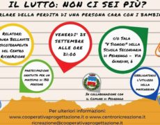Dopo la pandemia, un incontro per genitori e famiglie su “Come parlare della perdita di una persona cara con i bambini”