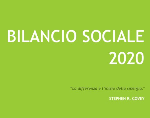 Bilancio Sociale 2020 – La fotografia di ProgettAzione in numeri