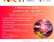 Il Metaverso: l’incontro di Martedì 6 dicembre alle ore 20.30