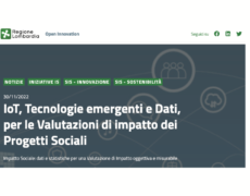 IoT, Tecnologie emergenti e Dati per le Valutazioni di impatto dei Progetti Sociali