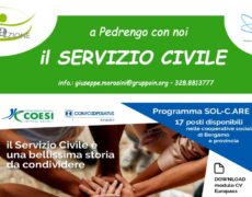 Hai tra i 18 e i 28 anni ? puoi accedere al Servizio Civile. A PEDRENGO, CON NOI.