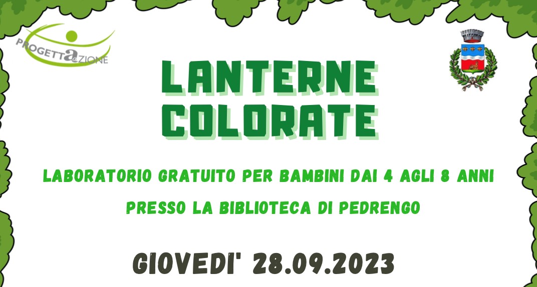 Lanterne colorate: attività per bambini in biblioteca a Pedrengo