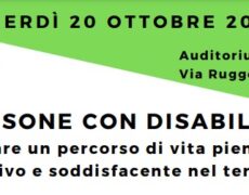 Convegno – Persone con disabilità: realizzare un percorso di vita pienamente inclusivo e soddisfacente sul territorio