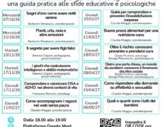 Crescere insieme:  webinar per genitori e caregiver